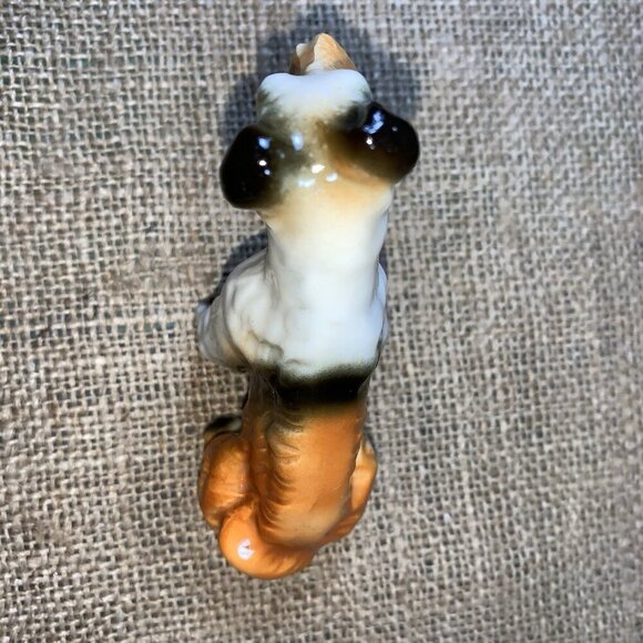 Vintage Porcelain  Wire Haired Fox Terrier Figurine 3.75 Inches - Picture 7 of 9
